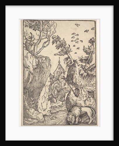 St. Jerome in the Desert, ca. 1511 by Hans Baldung
