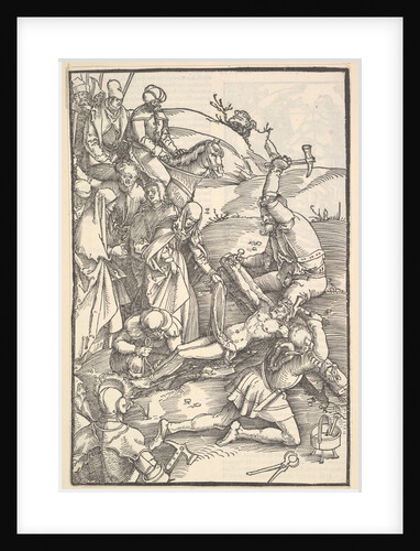 Christ Nailed to the Cross; verso: Christ Nailed to the Cross, from Speculum Passionis Dom…, 1507 by Hans Baldung