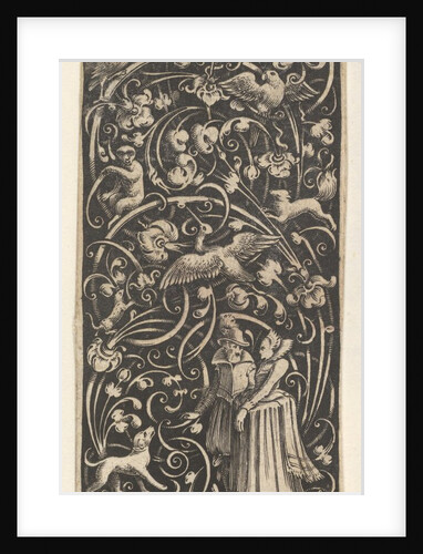 Vertical Panel with a Man and Woman, ca. 1631 by Bartolomeus van Lochom