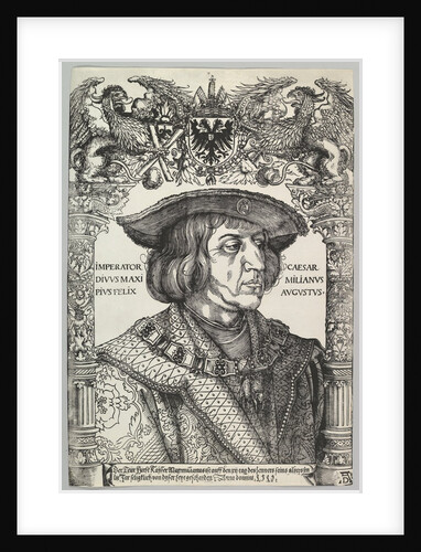 Portrait of Emperor Maximilian I, 1519 by Hans Weiditz