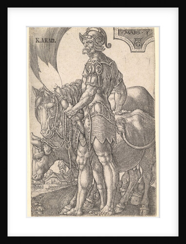 Mars, from The Seven Planets, 1533 by Heinrich Aldegrever