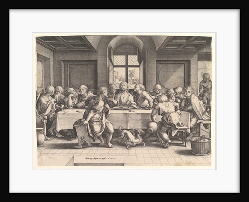 The Last Supper, 1585 by Hendrik Goltzius