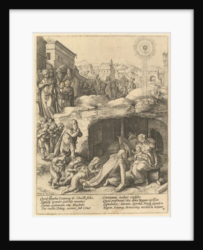 The Adoration of the Magi, ca. 1585 by Hendrik Goltzius