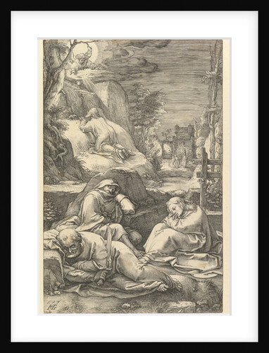 The Agony in the Garden, from The Passion of Christ, 1597 by Hendrik Goltzius