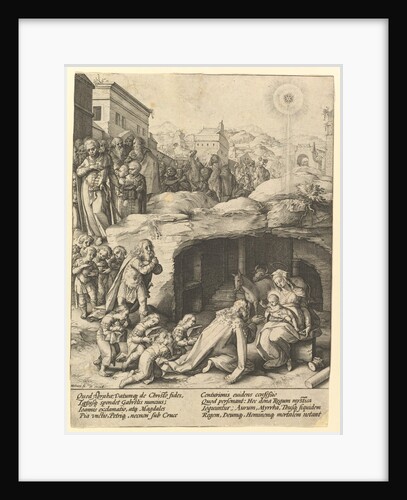 The Adoration of the Magi, ca. 1585 by Hendrik Goltzius