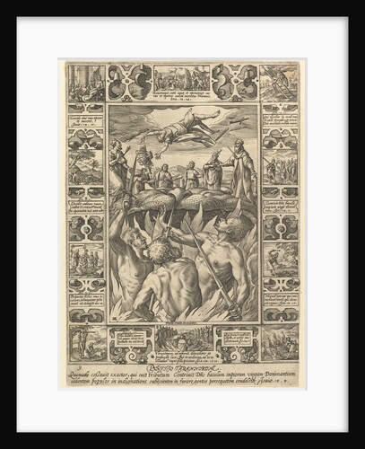 Punitio Tirannorum, from Allegories of the Christian Faith, from Christian and Profane Allegor… by Hendrik Goltzius