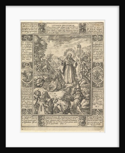 Levamen Onostrorum, from Allegories of the Christian Faith, from Christian and Profane All…, 1604 by Hendrik Goltzius