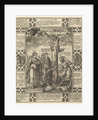 Satisfactio Christi, from Allegories of the Christian Faith, from Christian and Profane Allego… by Hendrik Goltzius
