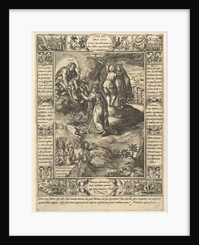 Cura Dei Pro Suis, from Allegories of the Christian Faith, from Christian and Profane Allegories by Hendrik Goltzius