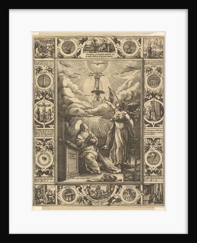Ave Maria, from Allegorical Scenes on the Life of Christ, from Christian and Profane Allegories by Hendrik Goltzius