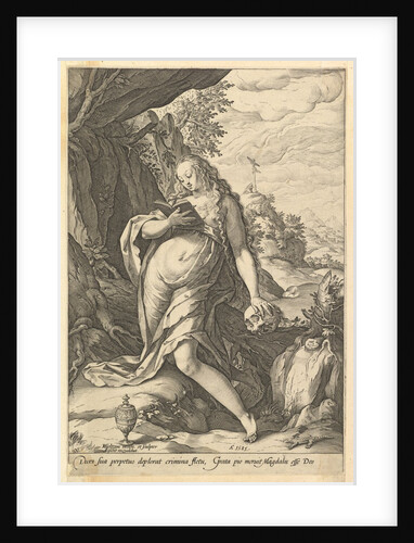 St. Mary Magdalene Penitent, 1585 by Hendrik Goltzius