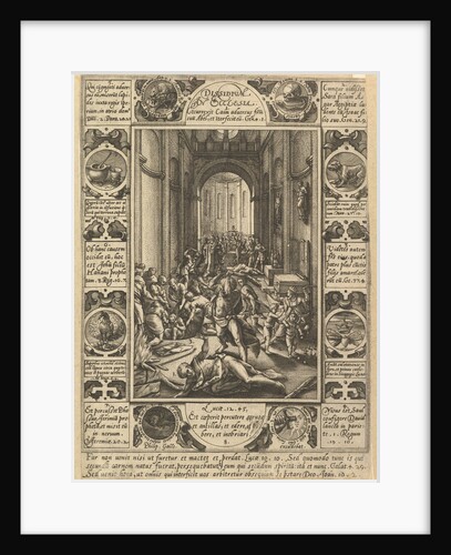 Dissension in the Church, ca. 1578 by Hendrik Goltzius