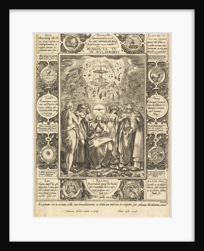 Benedicta tu in Mulieribus, from Christian and Profane Allegories by Hendrik Goltzius