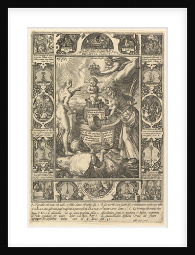 The Infant Christ, from Allegorical Scenes on the Life of Christ, from Christian and Profane A… by Hendrik Goltzius