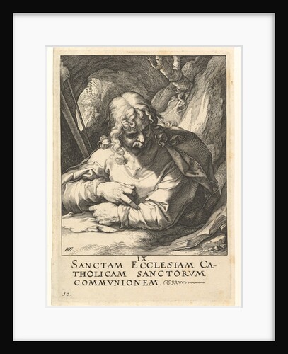 St. James the Less, from Christ, the Apostles and St. Paul with the Creed, ca. 1589 by Hendrik Goltzius