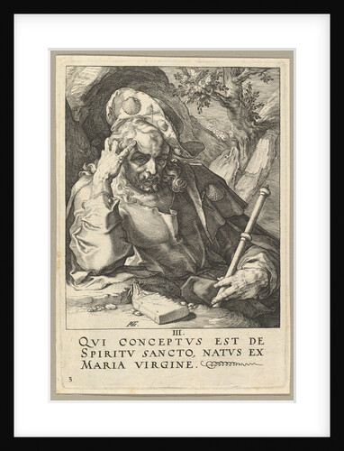 St. James the Great, from Christ, the Apostles and St. Paul with the Creed, ca. 1589 by Hendrik Goltzius