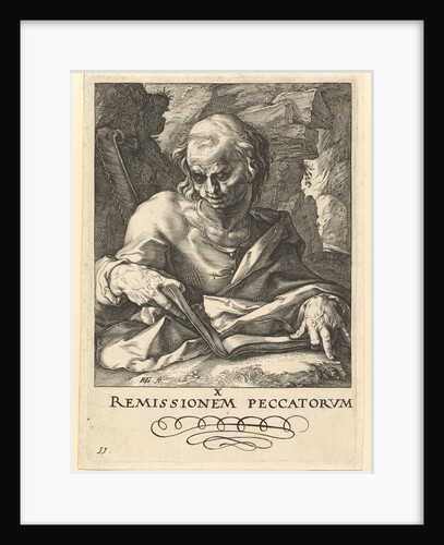 St. Simon, from Christ, the Apostles and St. Paul with the Creed, ca. 1589 by Hendrik Goltzius