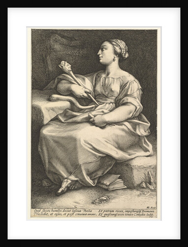 Thalia by Hendrik Goltzius