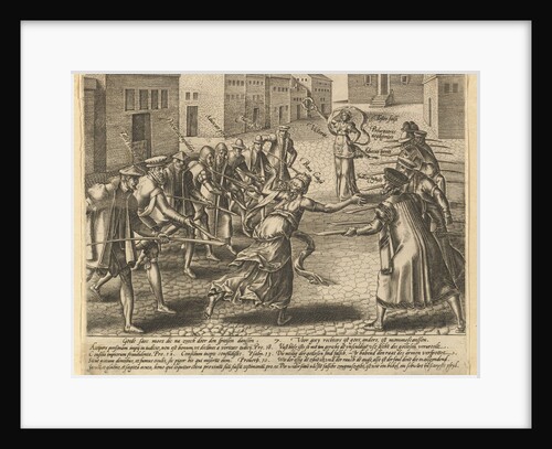 The Abuses of the Law, Plate 7 by Hendrik Goltzius