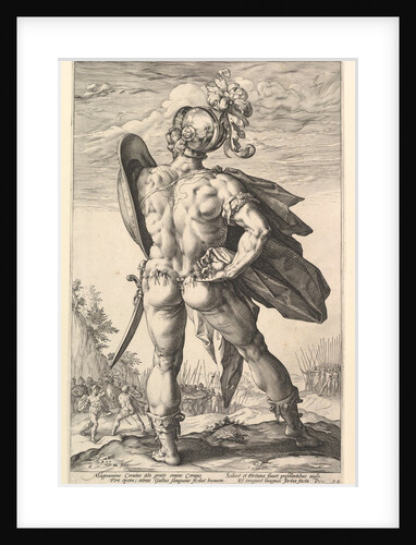 Marcus Valerius, from the series The Roman Heroes, 1586 by Hendrik Goltzius