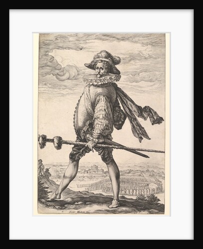 Captain of Infantry, 1587 by Hendrik Goltzius