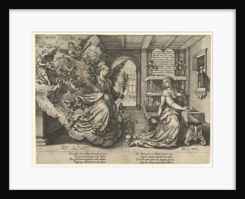 Annunciation, 1594 by Hendrik Goltzius