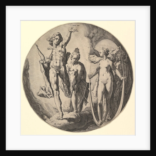 The Fourth Day, from the series The Creation of the World, ca. 1596 by Jan Muller