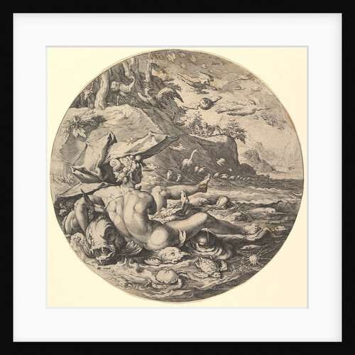 The Fifth Day, from the series The Creation of the World, ca. 1597 by Jan Muller