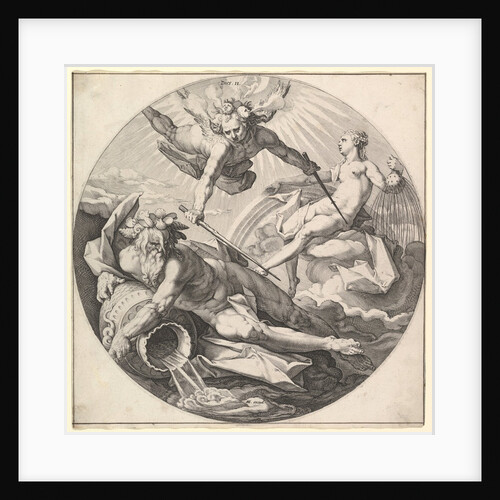 The Second Day, from the series The Creation of the World, ca. 1594 by Jan Muller