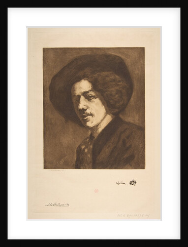 Whistler's 'Portrait of Himself', 1888 by Henri-Charles Guerard