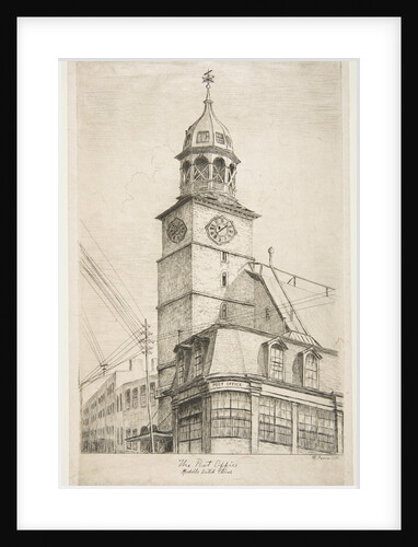 The Post Office, Middle Dutch Church, 1870 by Henry Farrer