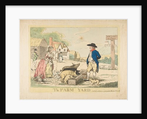 The Farm Yard, April 29, 1786 by Henry Kingsbury (attributed to)