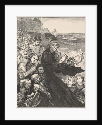The Pied Piper of Hamelin, 1868 by Henry Marsh