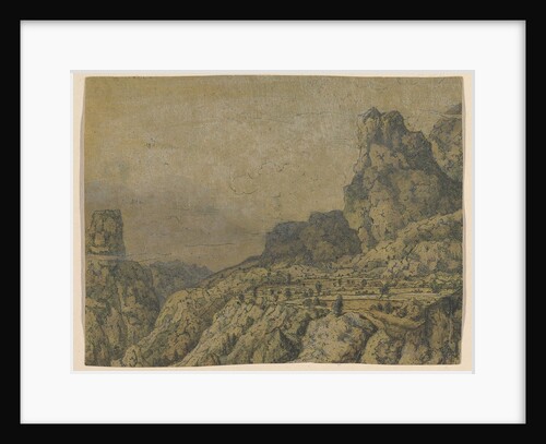 Mountain Valley with a Plateau, ca. 1625-30 by Hercules Seger