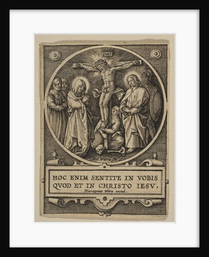 The Crucifixion by Hieronymous Wierix