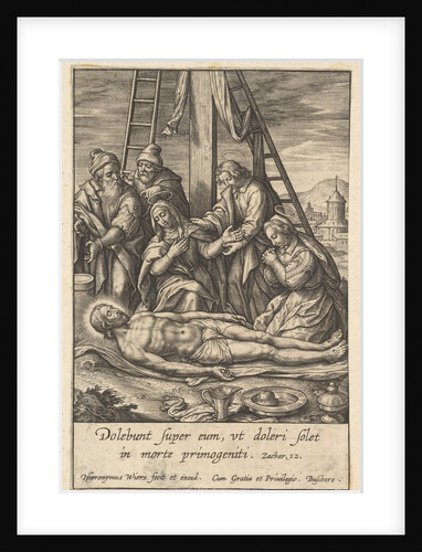 The Lamentation, before 1619 by Hieronymous Wierix