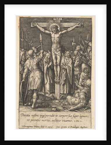 Christ Crucified, before 1619 by Hieronymous Wierix