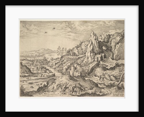 Abraham and Isaac on the way to Sacrifice, 1558 by Hieronymus Cock