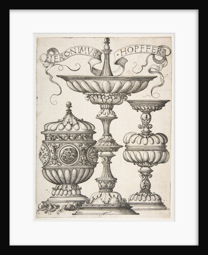 Three Vessels, 16th century by Hieronymus Hopfer
