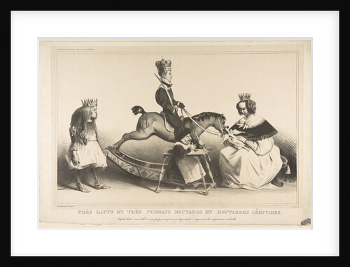 Very Haughty and Very Mighty Legitimist Brats, February 1834 by Honore Daumier