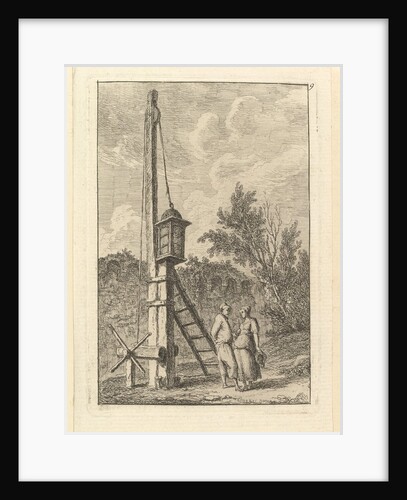 Le Poteau by Hubert Robert