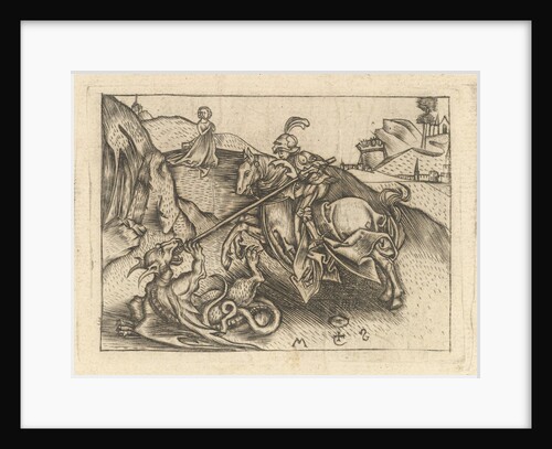 St. George, ca. 1435-1503 by Israhel van Meckenem