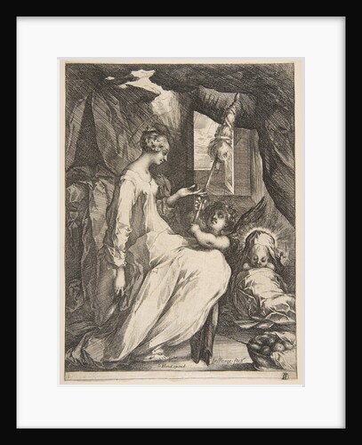 Virgin and Child with an Angel, 1612-16 by Jacques Bellange