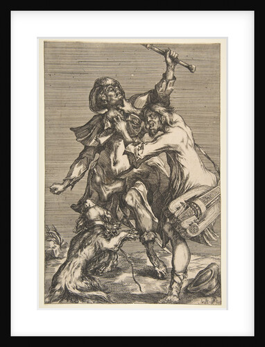 Two Fighting Beggars, 1612-16 by Jacques Bellange