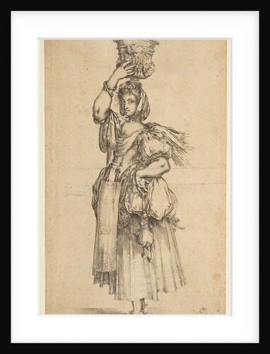 Gardener, from Hortulanae series by Jacques Bellange