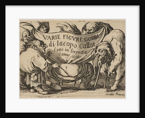 Frontispiece, from Varie Figure Gobbi, suite appelée aussi Les Bossus, Les Pygmées, Les…, 1616-22 by Jacques Callot