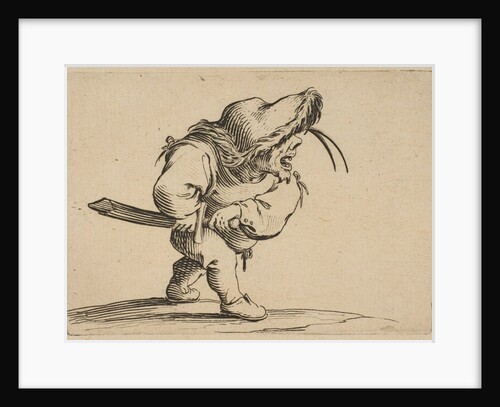 L'Homme S'Apprêtant a Tirer son Sabre, from Varie Fig…, 1616-22 by Jacques Callot