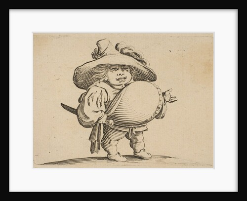 L'Homme au Gros Ventre Orné d'une Rangée de Bouton by Jacques Callot