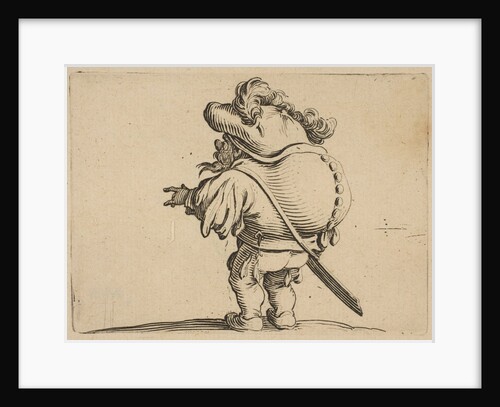 L'Homme au Gros Dos Orné d'Une Rangée de Bouton by Jacques Callot