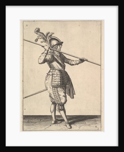 The second movement for bringing the pike on to the shoulder and holding it horizontally, from… by Unknown